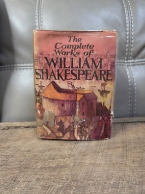 Vintage 1964 The Complete Works of William Shakespeare Hardcover Abbey Library